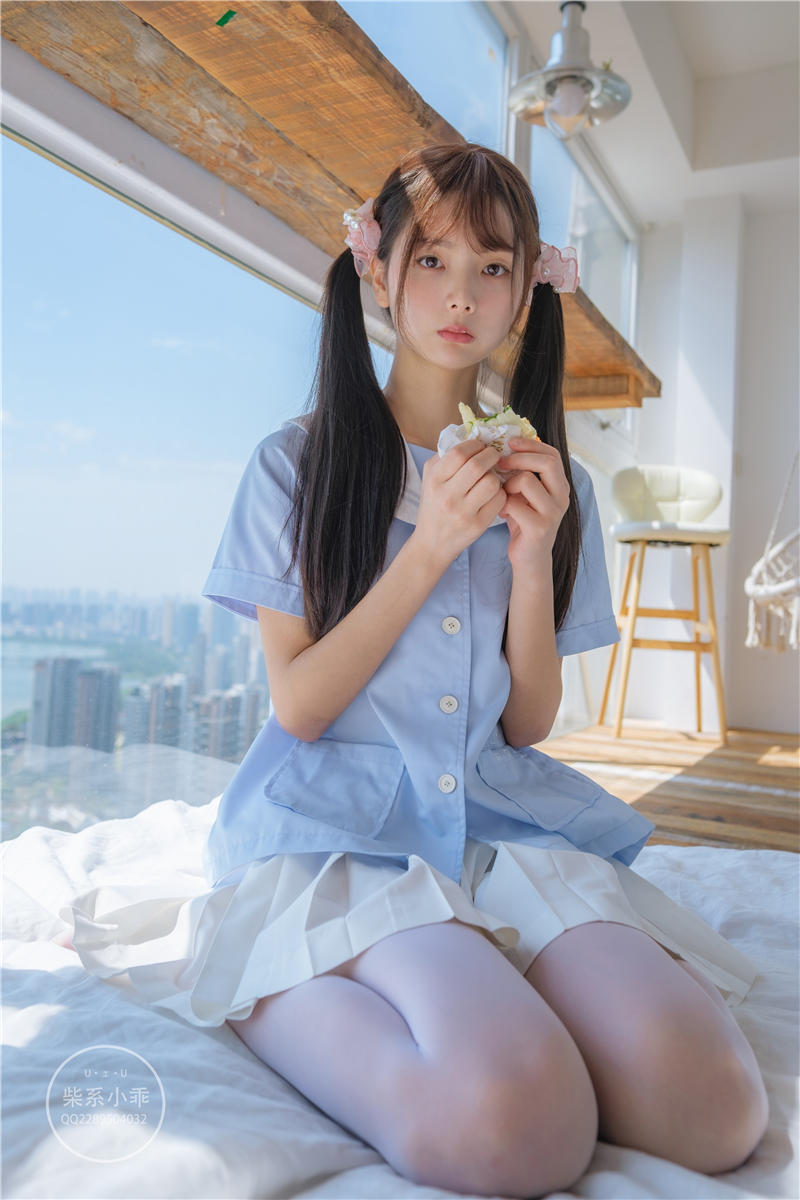 稚乖画册 Vol.001 晴空01 白丝双马尾JK