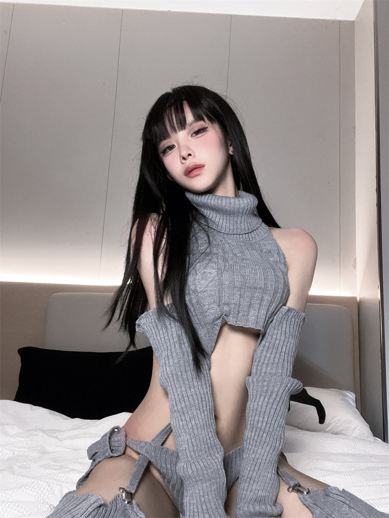 果咩酱w Vol.048 灰灰毛衣